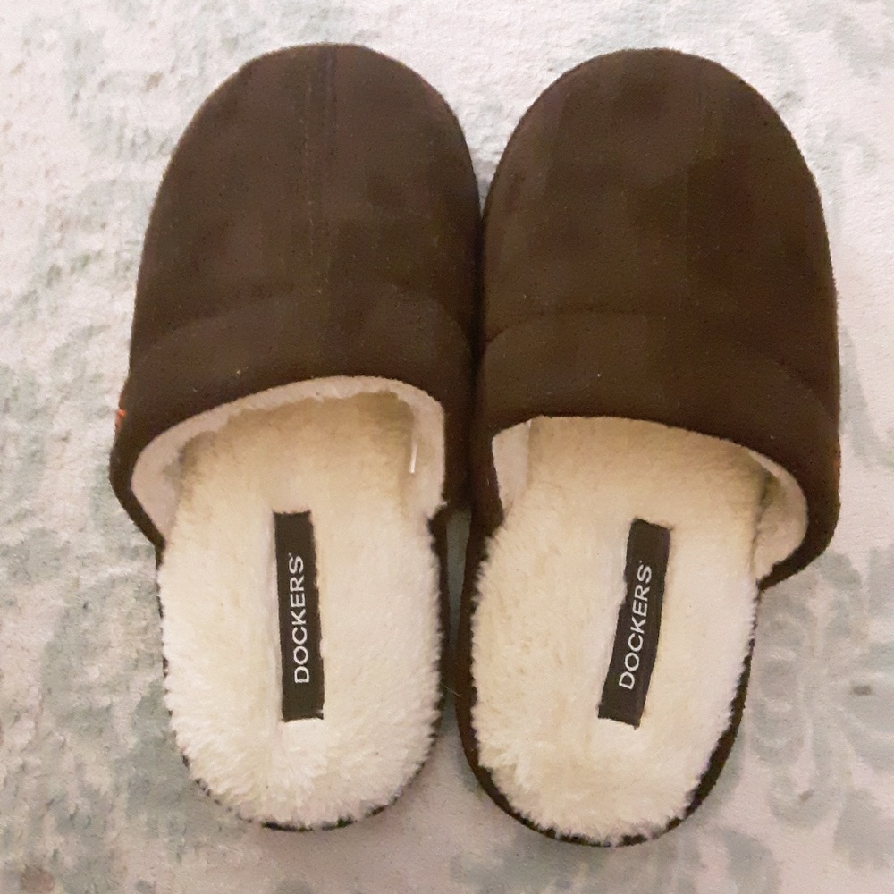 Dockers Youth Slippers Boys Sz 11-12 Like New